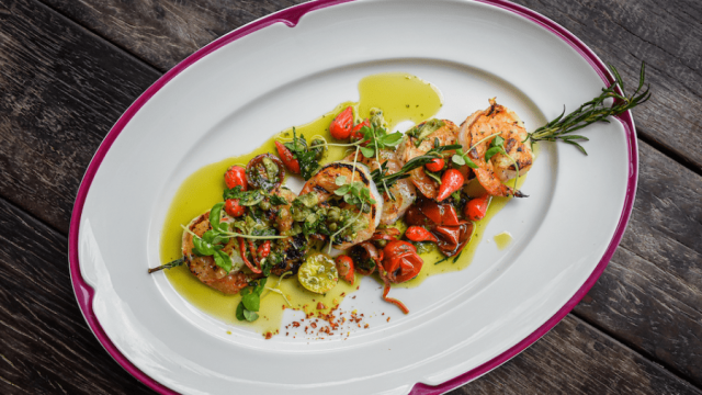 Elisabettas shrimp entree
