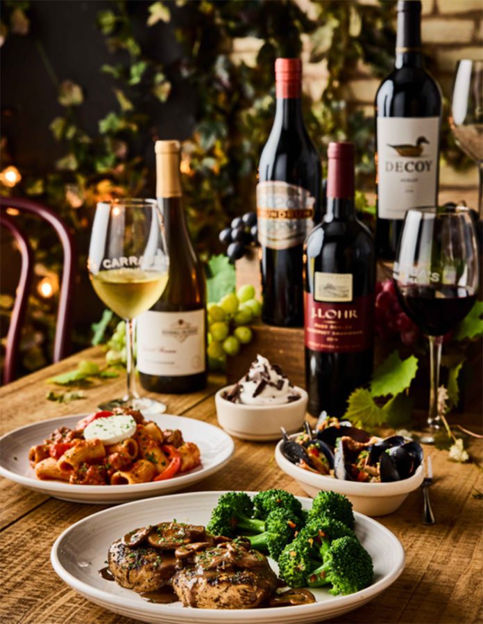 Carrabba’s Hosts Wine Pairing Dinner