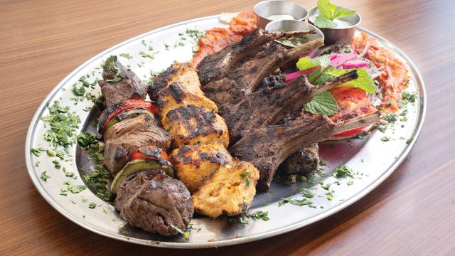 Mixed grill from Amar Mediterranean Kitchen & Bar