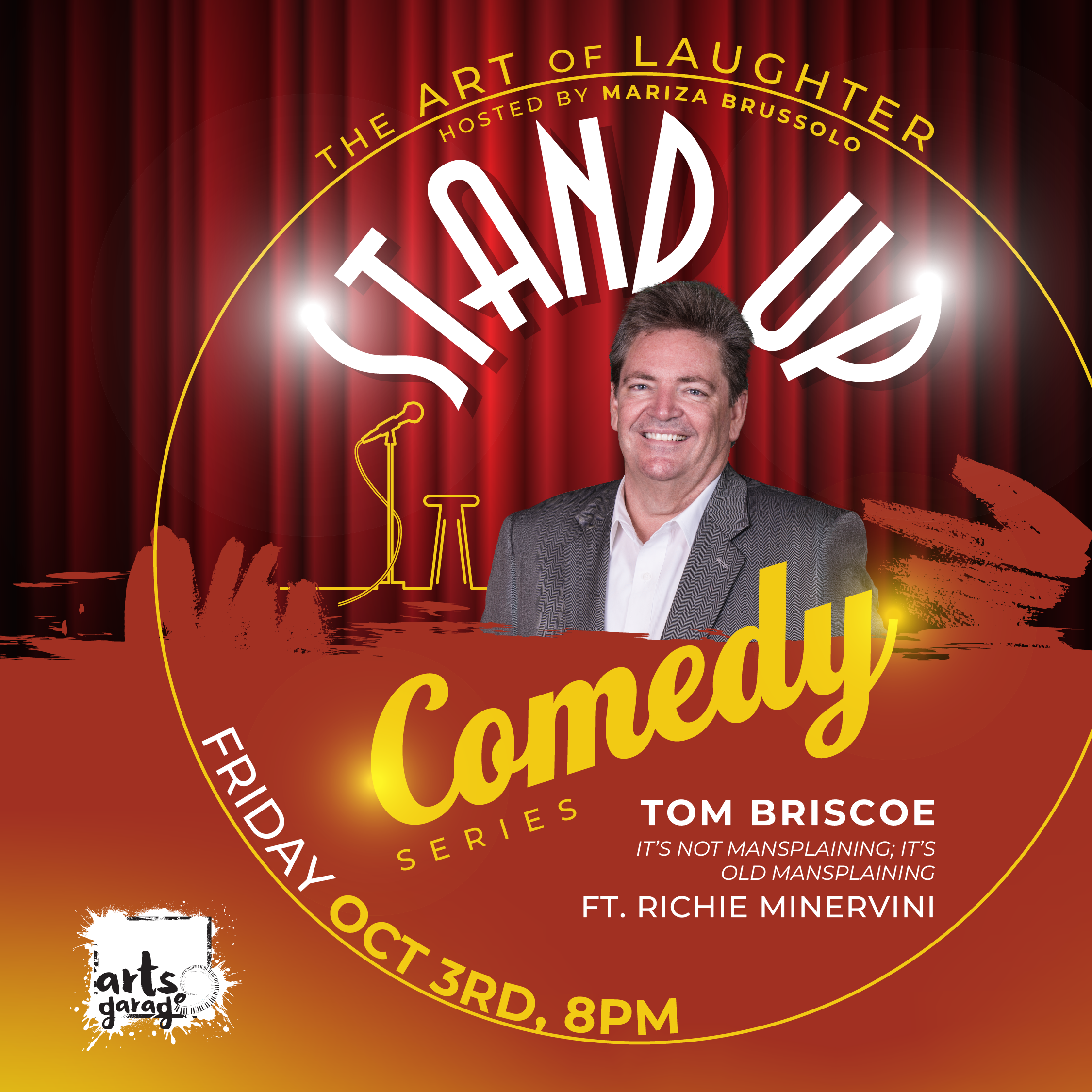 The Art of Laughter with Headliner Tom Brisco