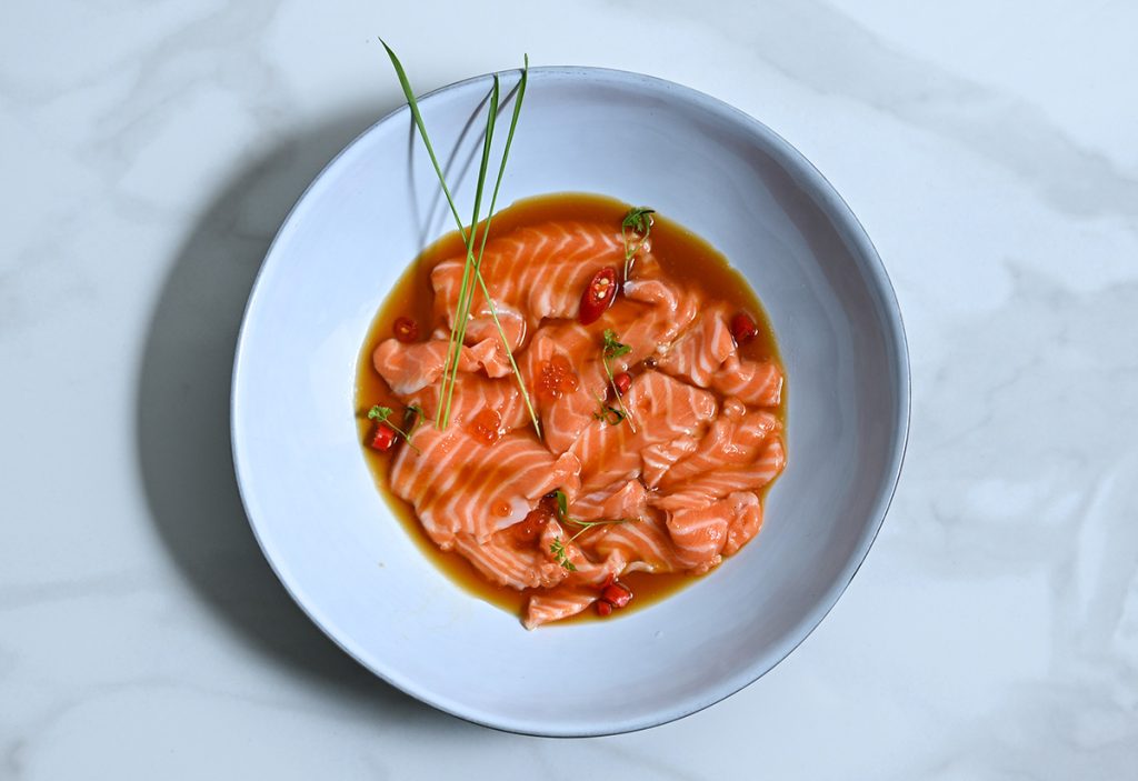 Ora king crudo from Table 165, photo by Carina Mask